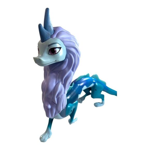 Disney Raya & The Last Dragon Sisu Figure Toy Articulated Legs Tail Purple & Tea - Picture 2 of 13